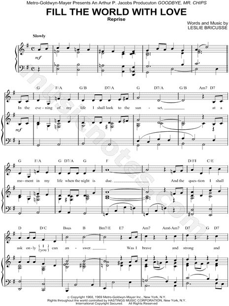 Fill the World With Love (Reprise)