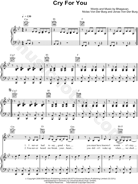 Cry for You