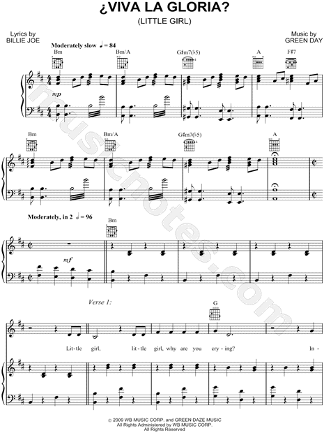 ¿Viva La Gloria? (Little Girl)