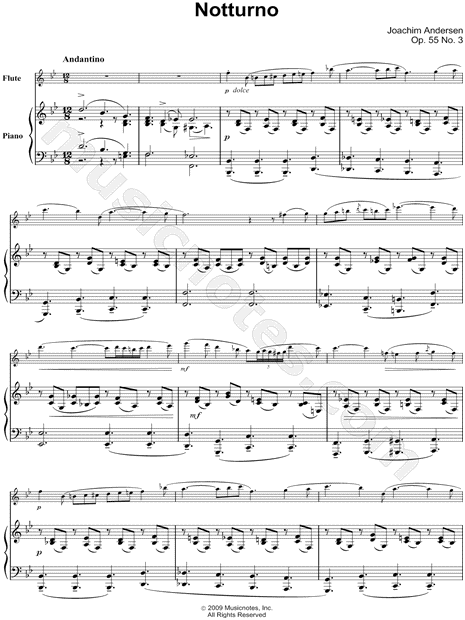 Notturno Op. 55, No. 3 - Piano Accompaniment