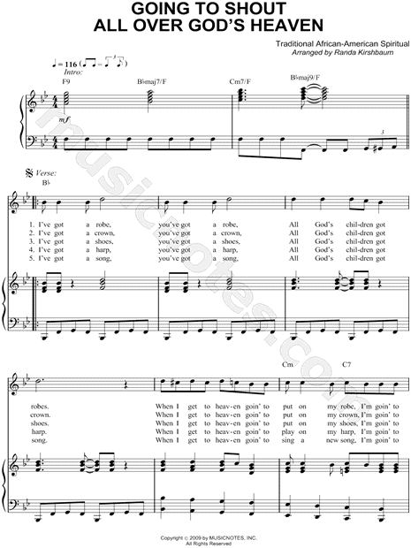 Goin' To Shout All Over God's Heaven