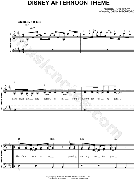 Disney Afternoon Theme