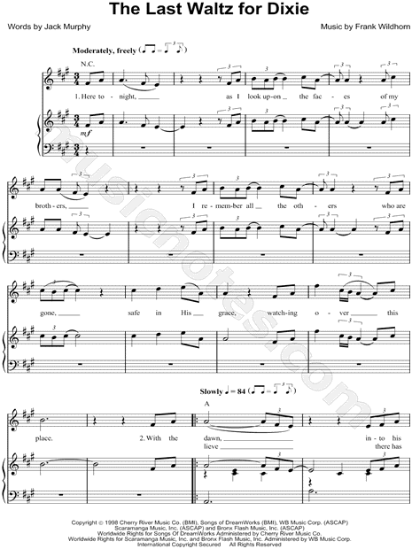 The Last Waltz for Dixie
