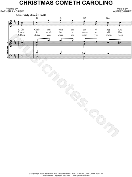 Christmas Cometh Caroling