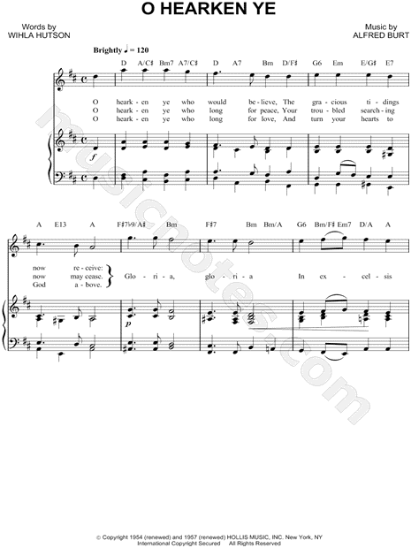 O Hearken Ye