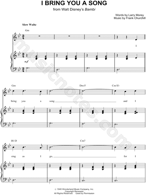 I Bring You a Song