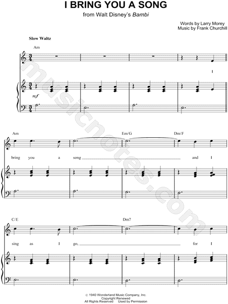 I Bring You a Song