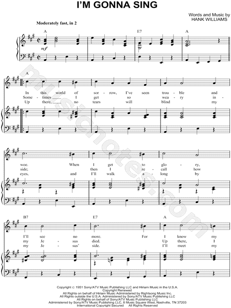 I'm Gonna Sing