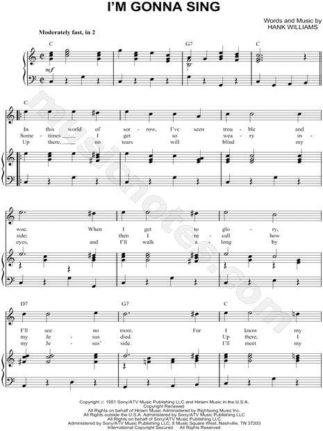 I'm Gonna Sing