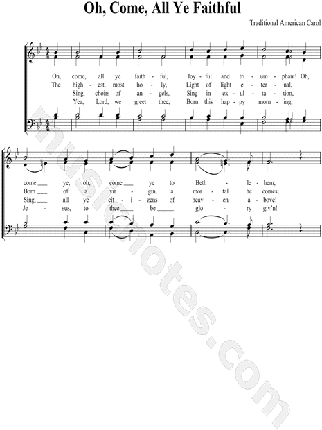 O Come, All Ye Faithful