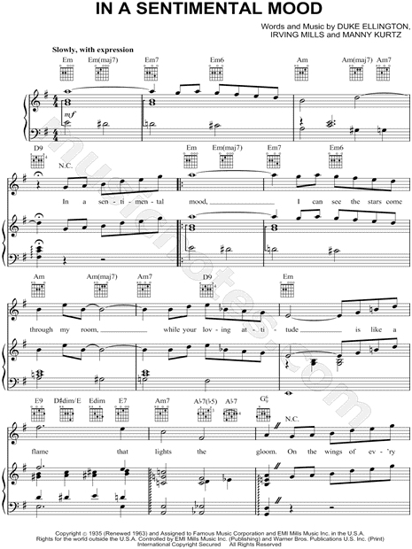 In a Sentimental Mood