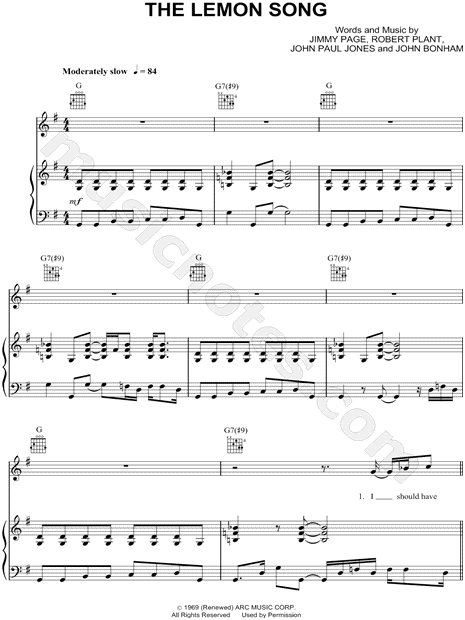 The Lemon Song