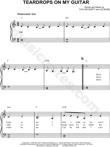 Teardrops on My Guitar