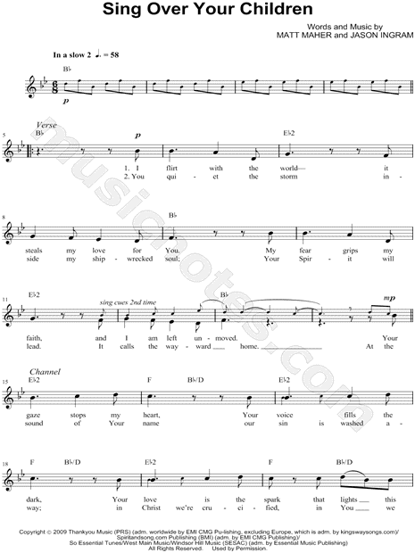 Sing Over Your Children