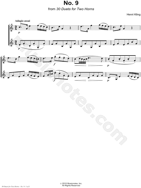 Horn Duet No. 9