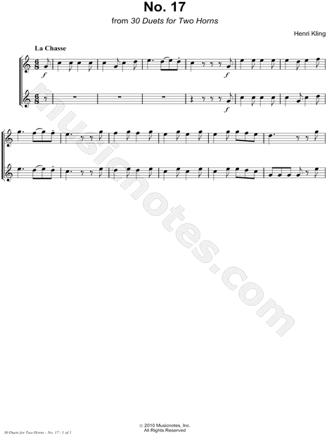 Horn Duet No. 17