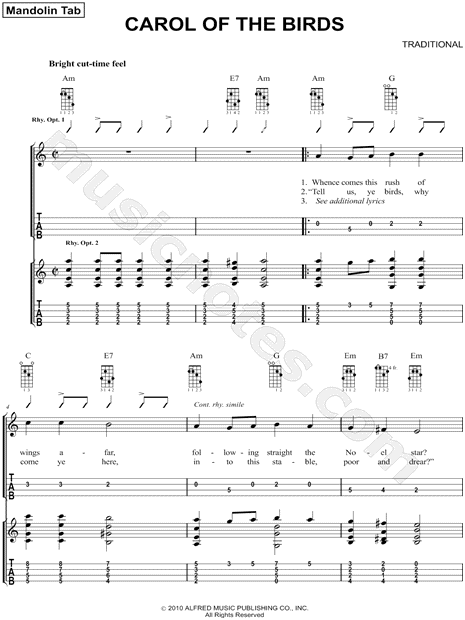 Carol of the Birds