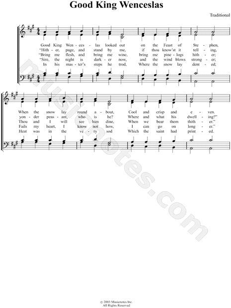 Good King Wenceslas