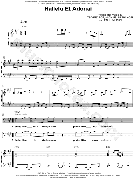 Hallelu et Adonai