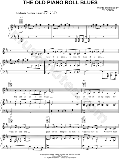 The Old Piano Roll Blues