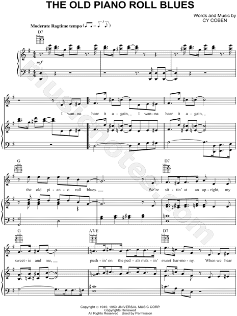 The Old Piano Roll Blues