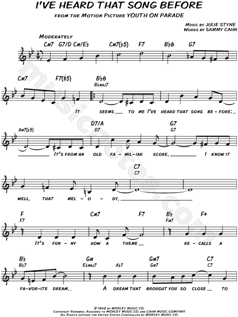 I've Heard That Song Before