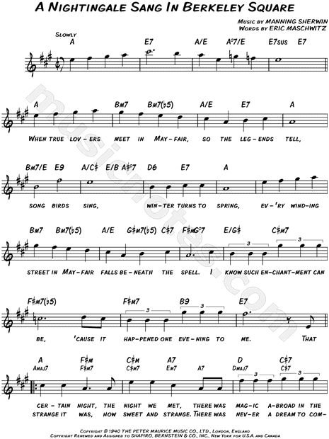 A Nightingale Sang in Berkeley Square