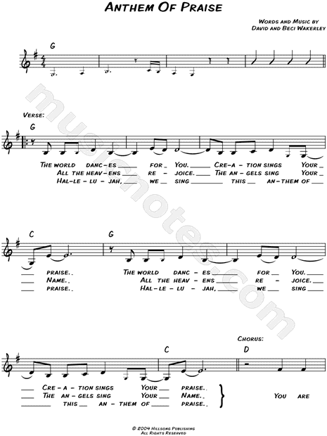 Anthem of Praise