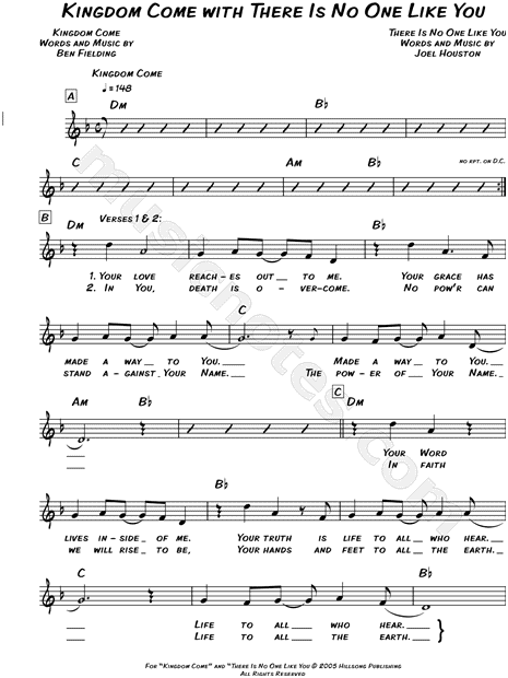 Kingdom Come / There Is No One Like You