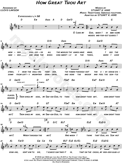 How Great Thou Art