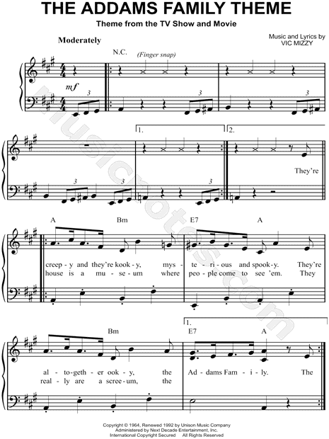 The Addams Family Theme