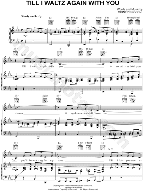 Till I Waltz Again With You