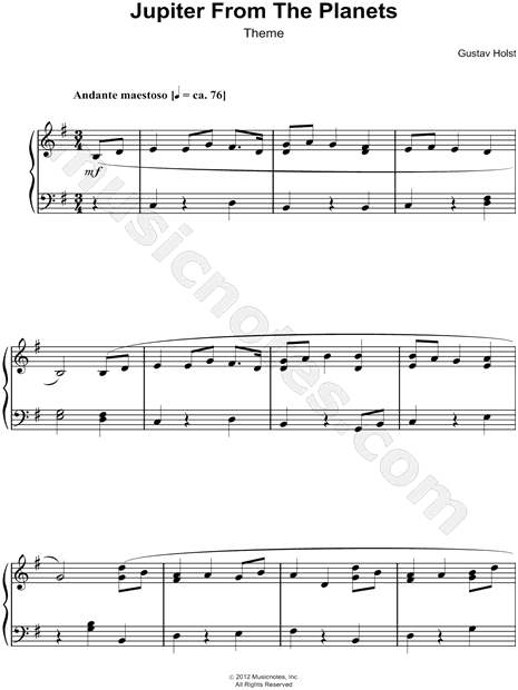 Jupiter from The Planets [Main Theme]
