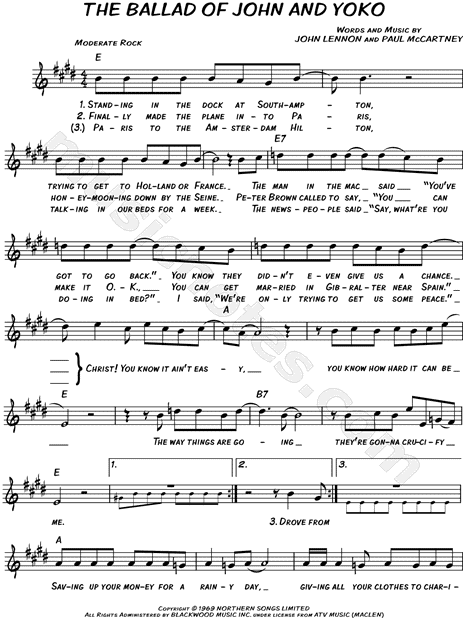 The Ballad of John and Yoko
