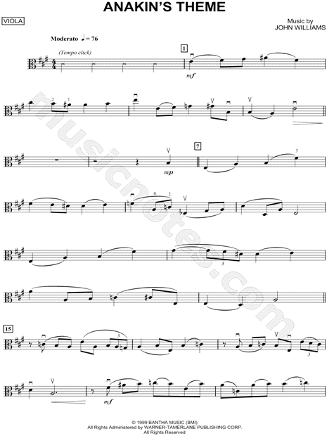 Anakin's Theme - Viola