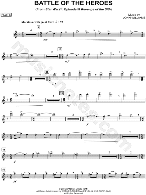 Battle of the Heroes - Flute