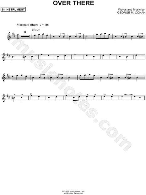 Over There - Bb Instrument