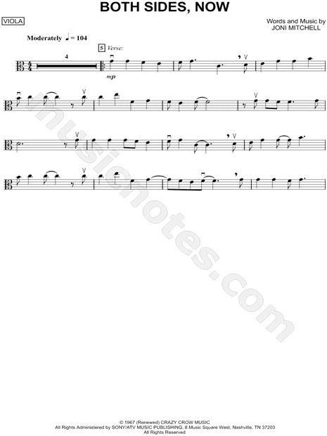 Both Sides, Now - Viola