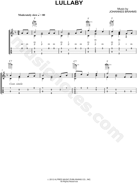 Lullaby (Wiegenlied); Op. 49, No. 4