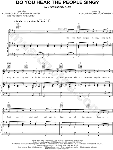 Do You Hear the People Sing?