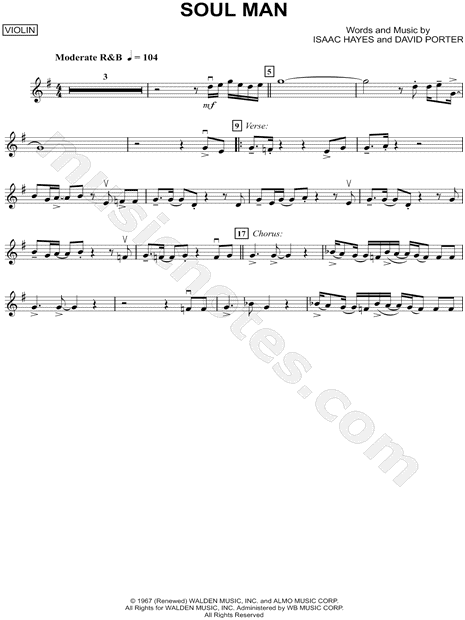Soul Man - Violin