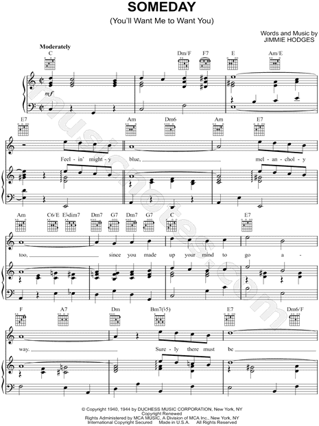 Someday (You'll Want Me To Want You)