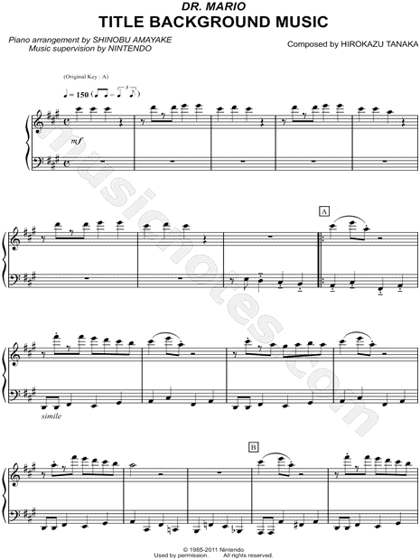 Dr. Mario Title Background Music