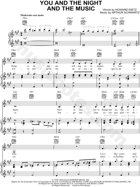 You and the Night and the Music