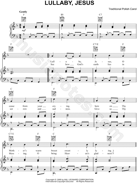 Lullaby, Jesus