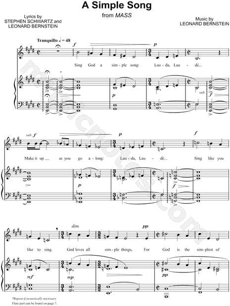 A Simple Song
