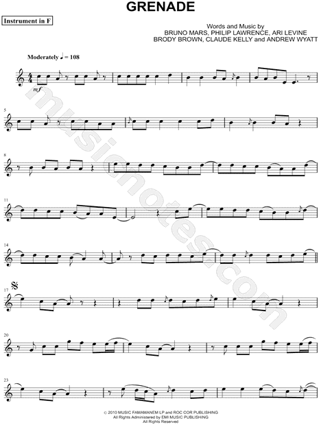 Grenade - F Instrument