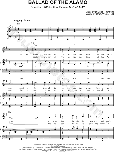 Ballad of the Alamo