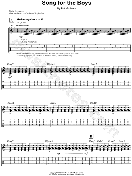 Song for the Boys