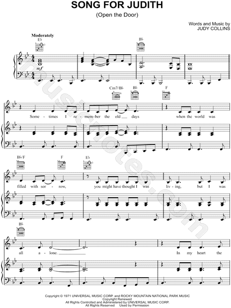 Song for Judith (Open The Door)